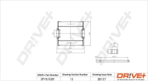 dCi 125, dCi 145, dCi 150, dCi 170, dCi 100 Filtr paliwa diesel dr!ve+ NISSAN NV400 Skrzynia (X62, X62B) Dr!ve+