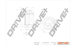 C 350, C 200, C 250, C 220, C 180, C 320 Filtr paliwa diesel dr!ve+ MERCEDES-BENZ KLASA C S204 Dr!ve+