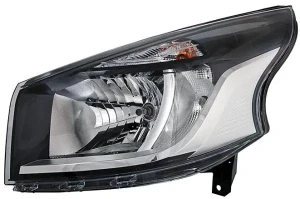 1LE 011 410-431 HELLA Reflektor lampa lewa z silniczkiem do regulacji