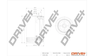 Filtr oleju dr!ve+ JOHN DEERE Series 6000 Dr!ve+
