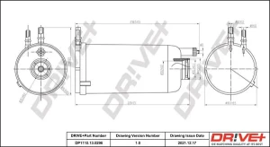 DP1110.13.0296 Dr!ve+ Filtr paliwa dr!ve+