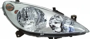 Reflektor lampa prawa z silnikiem elektrycznym PEUGEOT 307 TYC