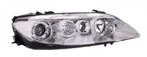 Reflektor lampa lewa z silnikiem elektrycznym MAZDA 6 I TYC