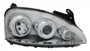 Reflektor lampa lewa z silnikiem elektrycznym OPEL CORSA C TYC