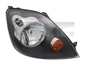 Reflektor lampa prawa z silnikiem elektrycznym FORD FIESTA V TYC