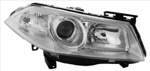 Reflektor lampa prawa z silnikiem elektrycznym RENAULT MEGANE 2 TYC