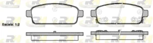 Klocki hamulcowe OPEL ASTRA J ROADHOUSE
