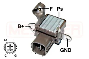 2.5 DiTD ISUZU D-MAX I Regulator napięcia ERA