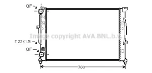 AIA2123 AVA QUALITY COOLING Chłodnica wody