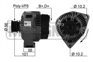 210 D MERCEDES-BENZ T1 B601 Alternator