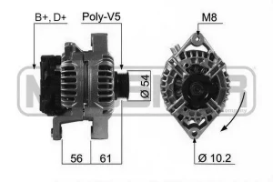 alternator opel meriva 210584A ERA