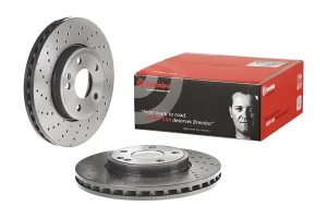 Tarcza hamulcowa przód perforowana MERCEDES-BENZ CLA X117 BREMBO