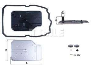 Filtr hydrauliczny skrzyni biegów MERCEDES-BENZ SPRINTER B906 MAHLE