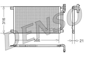 DCN05003 DENSO Skraplacz chłodnica klimatyzacji