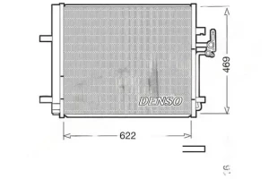 DCN10016 DENSO Skraplacz chłodnica klimatyzacji z osuszaczem