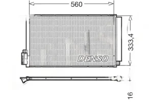 DCN13109 DENSO Skraplacz chłodnica klimatyzacji