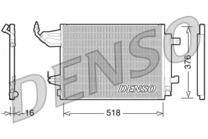 DCN16001 DENSO Skraplacz chłodnica klimatyzacji z osuszaczem