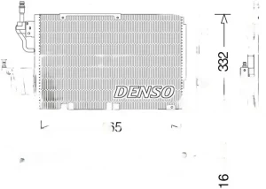 1.7 CDTI, 1.7 CDTi, 2.0, 1.3 CDTI, 1.9 CDTi, 1.9 CDTI Skraplacz chłodnica klimatyzacji z osuszaczem OPEL ASTRA H DENSO