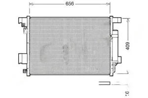 1.6, 1.8, 2.0, 1.5, 1.8 DI-D, 2.0 DI-D, 1.8 Flex Skraplacz chłodnica klimatyzacji z osuszaczem MITSUBISHI LANCER VIII DENSO