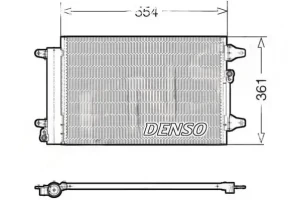 2.0, 1.9 TDI, 2.0 LPG, 1.8 T, 2.0 TDI, 2.0 16V, 2.8 V6 Skraplacz chłodnica klimatyzacji z osuszaczem VW SHARAN 1 DENSO