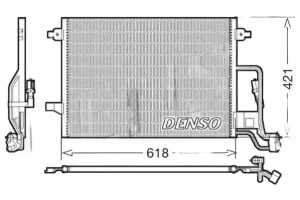 DCN32018 DENSO Skraplacz chłodnica klimatyzacji