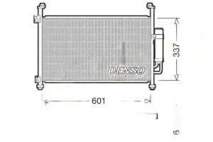 DCN40007 DENSO Skraplacz chłodnica klimatyzacji z osuszaczem