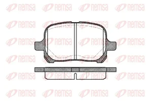 Klocki hamulcowe TOYOTA PREVIA II REMSA
