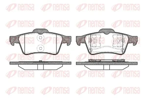Klocki hamulcowe FORD FOCUS MK2 REMSA