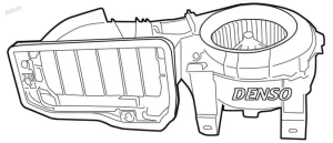 Dmuchawa wentylator nawiewu RENAULT CLIO II DENSO