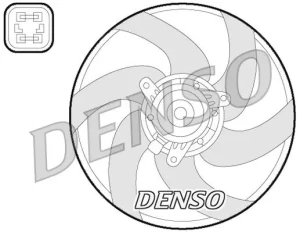 Wentylator chłodnicy 120w CITROËN BERLINGO I 2.0 HDI, 1.8 D, 1.9 D DENSO