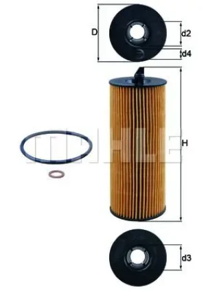 Filtr oleju BMW X6 F16 F86 MAHLE