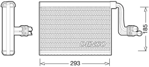 M, 135 i, 123 d, 120 d, 125 i, 118 d, 120 i BMW 1 E82 Parownik klimatyzacji DENSO