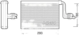 320 d, 330 d, 330 i, 335 i, 325 xi, 335 xi, 325 d, 318 i, 330 xi, 325 i, 320 i, M3 GTS, 316 i, M3, 335 d, 330 xd BMW 3 E92 Parownik klimatyzacji DENSO