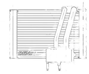 2.0 D, 1.6 D FIAT SCUDO Skrzynia (270_, 272_) Parownik klimatyzacji DENSO