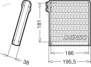 DEV09103 DENSO Parownik klimatyzacji