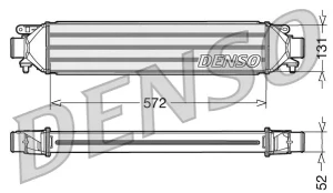 1.4 16V FIAT PUNTO EVO Chłodnica powietrza intercooler DENSO