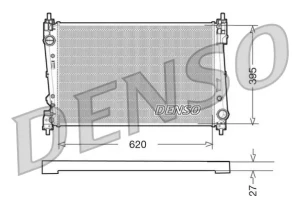 DRM09112 DENSO Chłodnica wody