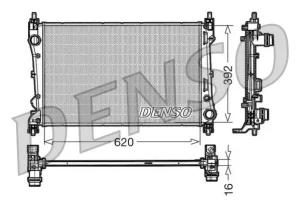 1.3 D FIAT DOBLO Chłodnica wody DENSO