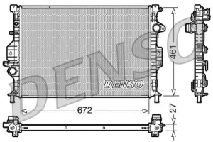 1.6, 2.3, 2.5, 1.6 Ti, 2.0 TDCi, 2.2 TDCi FORD MONDEO IV Chłodnica wody DENSO
