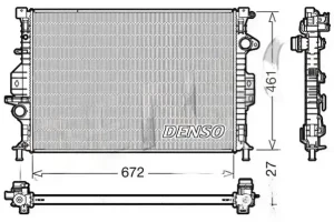 2.0 TDCi FORD FOCUS III Chłodnica wody DENSO