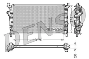 2.0, 2.0 D, 1.6 D, D2, D3, D4 VOLVO C30 Chłodnica wody DENSO