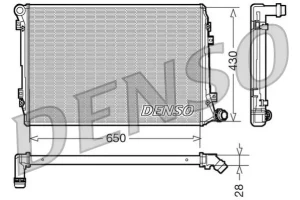 1.9 TDI, 2.0 TDI VW CADDY III Chłodnica wody DENSO