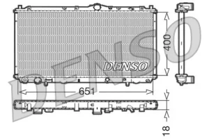1.8 GDI, 1.6, 1.9 TD, 1.8 16V, 1.8 MITSUBISHI CARISMA Chłodnica wody DENSO