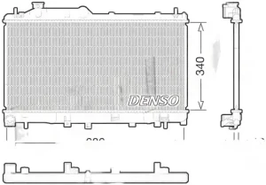 DRM36013 DENSO Chłodnica wody