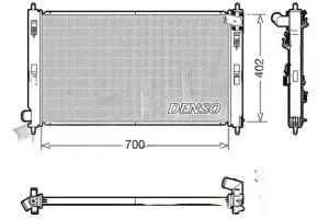 DRM45032 DENSO Chłodnica wody