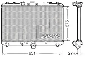 DRM47022 DENSO Chłodnica wody