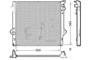 DRM50036 DENSO Chłodnica wody