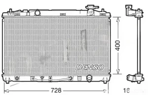 DRM50042 DENSO Chłodnica wody