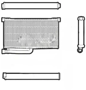 Nagrzewnica AUDI A6 C5 DENSO