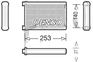 Nagrzewnica BMW 1 E81 DENSO